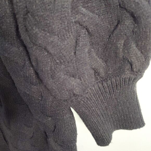 New Eloquii Sweater Dress Novelty Stitch Cardigan Size 18 / 20 Black Academia - Picture 12 of 16